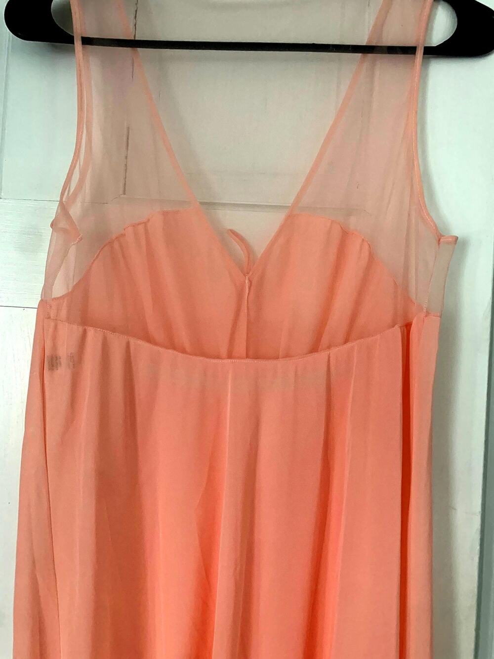 Peach Nylon 1960s Nightgown Lingerie